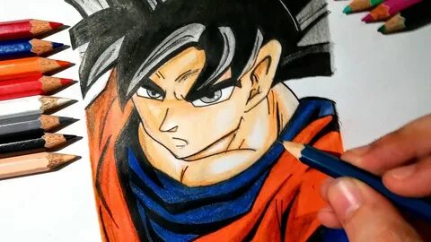 Anime Draw Goku / The original drawing of Goku SSJ! by Balth