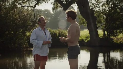 ausCAPS: James Norton and Robson Green shirtless in Grantche