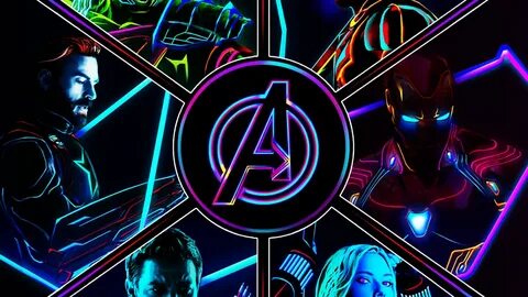 Free download 2012 Neon Avengers Full Res Phone Wallpapers t