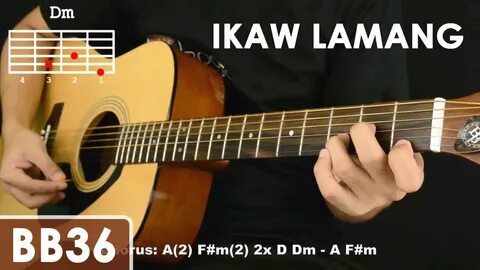 Ikaw Lamang - Silent Sanctuary Guitar Tutorial (cello mute e