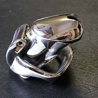 Newest Male Stainless Steel Chastity Cage Mens Locking Belt 