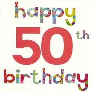 Happy 50th Birthday Clip Art N28 free image download