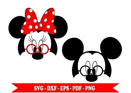 Mickey Minnie Mouse Wine Glass Svg Cut Files - Free SVG Cut 