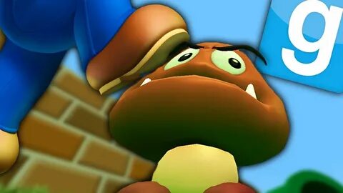 GOOMBA STOMP CHALLENGE Gmod Sandbox w/ Super Mario Mods - Yo