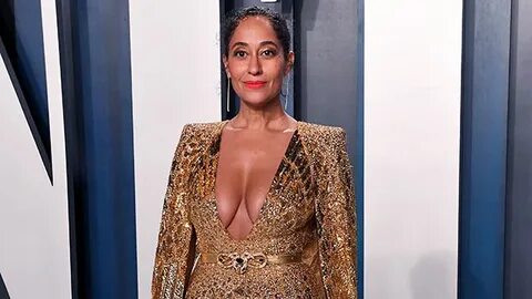 Tracee Ellis Ross Dances In A Bikini Top & Matching Pants On