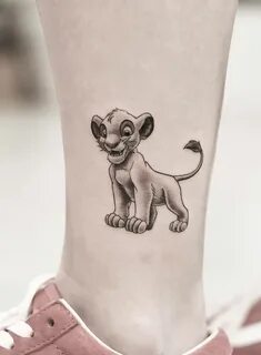 Simba From The Lion King Tattoo - TattManiaTattMania