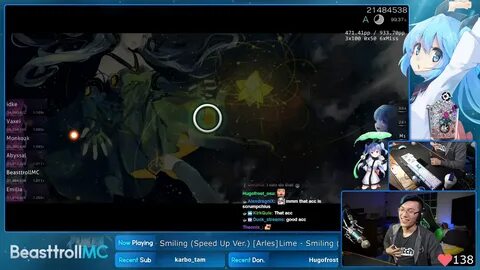 8.61 ⭐ Live BeasttrollMC Lime - Smiling (Speed Up) Arles 98.