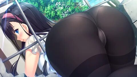 Wallpaper : Kamiki Inori, Lovekami, ass, black pantyhose, bl