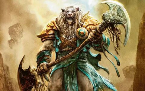 digital art, Magic: The Gathering, Ajani Goldmane Wallpapers