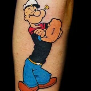 70 Popeye Tattoo Designs For Men - Spinach And Sailor Ideas