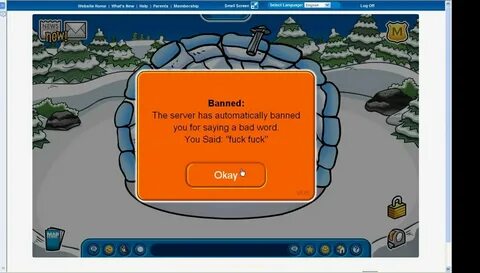 banned from club penguin - YouTube