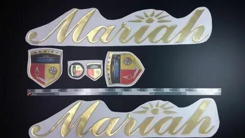 Mariah Boats Emblems 22.5 Gold FREE FAST Delivery DHL Etsy O