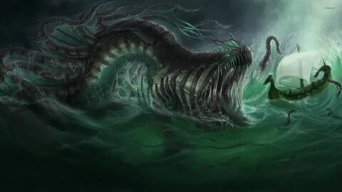Sea Monster Wallpaper Related Keywords & Suggestions - Sea M
