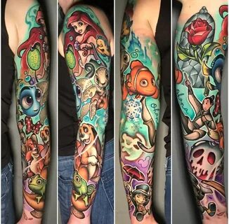 Pin by Justice Turner on Disney Tattoo Disney sleeve tattoos