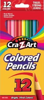 Cra-Z-Art Real Wood, Pre-sharpened Strong Colored Pencils, 1