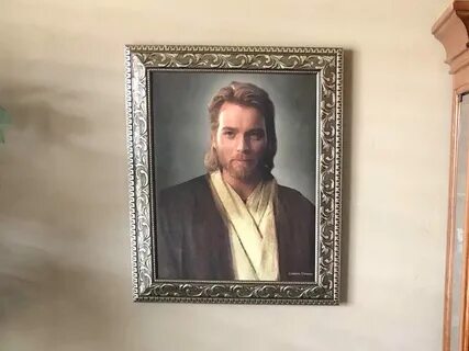 Utah Man Pranks Parents With Obi-Wan Kenobi-Jesus Photo for 