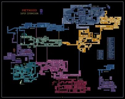 Metroid Super Zeromission Map