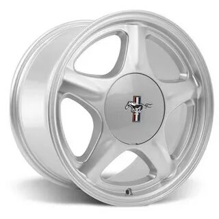 Mustang 4 Lug Pony Wheel & Ford Licensed Center Cap Kit - 17