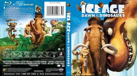 ice-age-3-dawn of the dinasaurs- Movie Blu-Ray Custom Covers