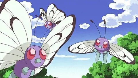 VectorinoMan ☀ auf Twitter: "#Pokemon #Butterfree #Anime 🦋.