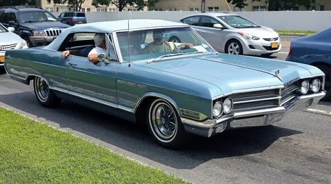 1965 Buick LeSabre convertible in blue, front right - Buick 