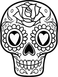 Skull Candy Coloring Pages - Coloring Home