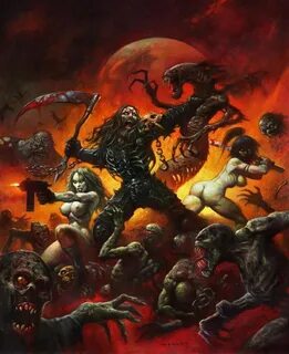 Planet Zombie by Alex Horley Rob zombie art, Horley, Zombie 