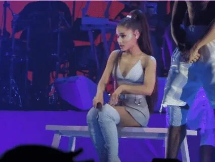 Ariana Grande Spreads Legs Sticker GIF by Nathan Rees Gfycat