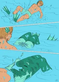 Pin by Cj101 Cj101 on Mermen in 2020 Merman, Comic page, Ani