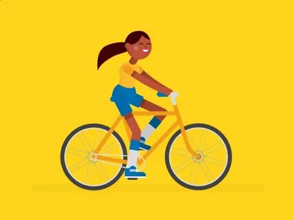 Cycling Motion design animation, Animation design, Animation