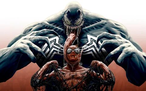 Venom vs Spider Man Artwork 4K Wallpapers Wallpapers HD