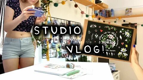 New Room Decor, Toooo Hot & Dippy Head Chats! Studio Vlog - 