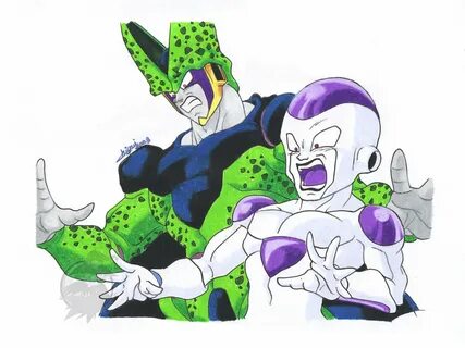 cell and freezer - Cell and Frieza Fan Art (9493024) - Fanpo