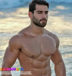 real hot arab guys Sexy bearded men, Gorgeous men, Muscular 