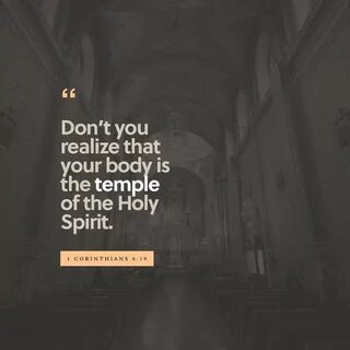 1 Corinthians 6:19 KJV Holy spirit, Holy ghost, Youversion b
