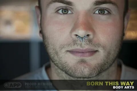 Septum Piercing in Silver Septum piercing, Nose jewelry, Coo