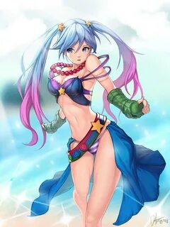 Pool Party (Arcade) Sona Wallpapers & Fan Arts League Of Leg