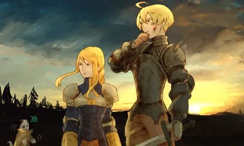 agrias oaks and ramza beoulve (final fantasy tactics and etc