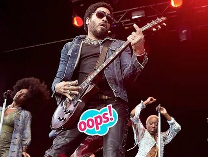 Lenny Kravitz literally rocks out with his cock out in Swede