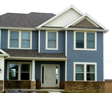 Wedgewood Blue Siding Cameo Vertical Exteria - Get in The Tr