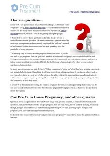 What are the chances of getting pregnantfrom pre cum