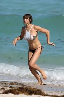 Jackie Cruz in Bikini on Miami Beach GotCeleb