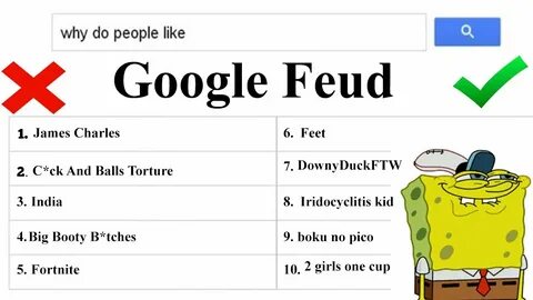 Google Feud Is So Stupid (FUNNY MOMENTS) - YouTube