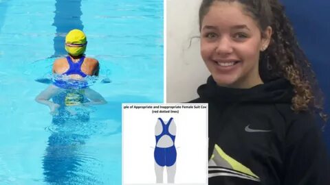 Alaska high school swimmer disqualified for swimsuit being t