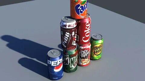 ArtStation - Soda Cans