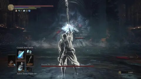 Dark Souls III - Killing Yhorm Without Storm Ruler - YouTube