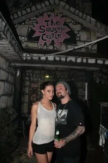 Bam Margera & Nicole Boyd Vist Mike Busey @ The Sausage Ca. 