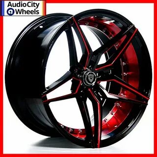 Колесо наконечник 20'' MARQUEE M3259 WHEELS BLACK RED RIMS 5