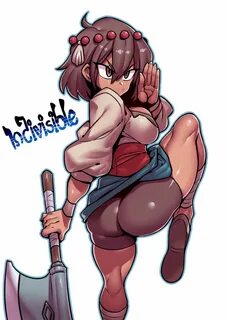 Safebooru - 1girl ajna (indivisible) ass axe bike shorts bro