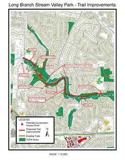 Trail Improvements Slated for Long Branch Stream Valley Park